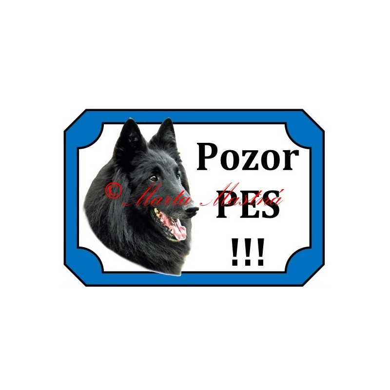 Tabulka belgický ovčák groenendal