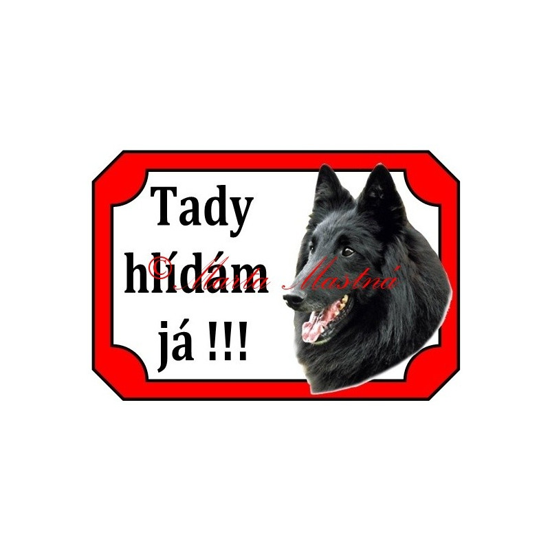 Tabulka belgický ovčák groenendal