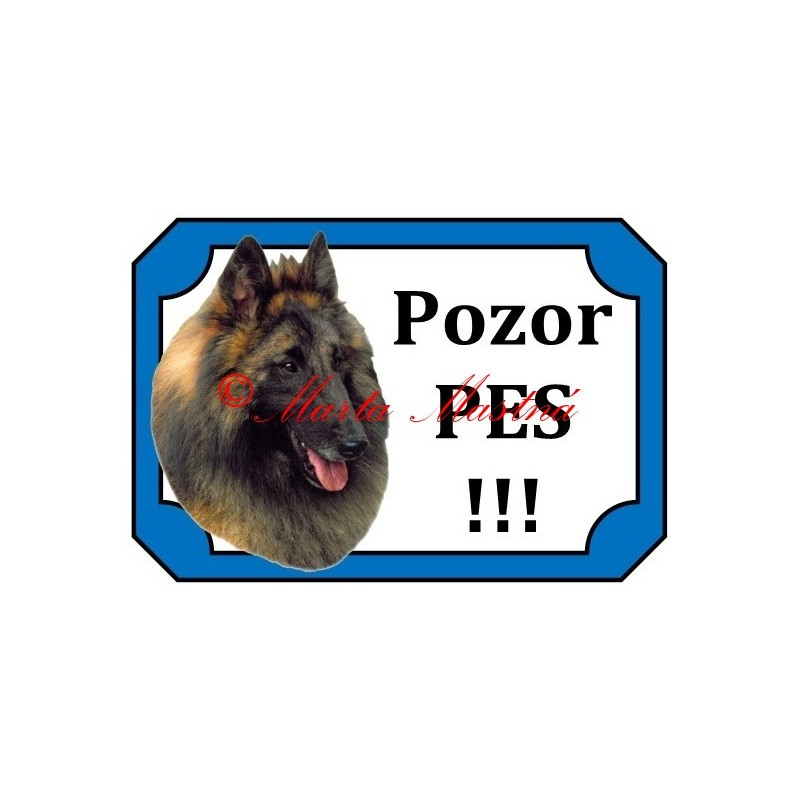 Tabulka belgický ovčák tervueren