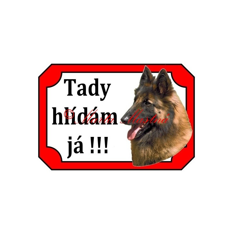 Tabulka belgický ovčák tervueren