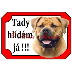 Tabulka búrský buldok, burbul, boerboel