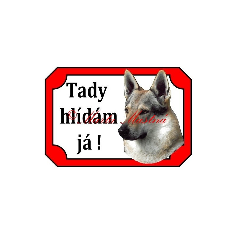 Tabulka československý vlčák