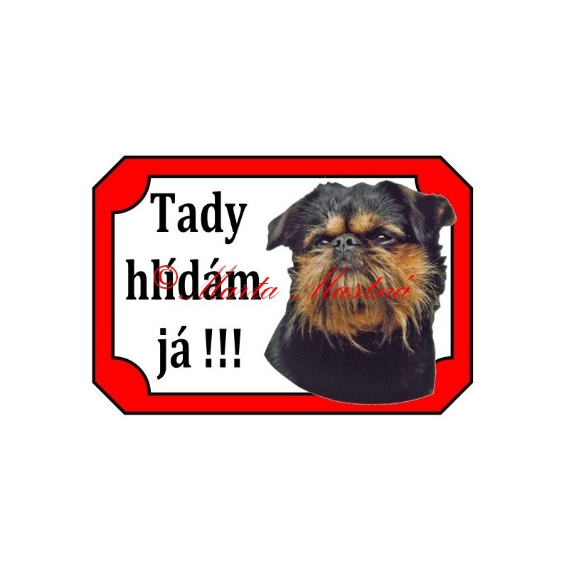 Tabulka grifonek belgický