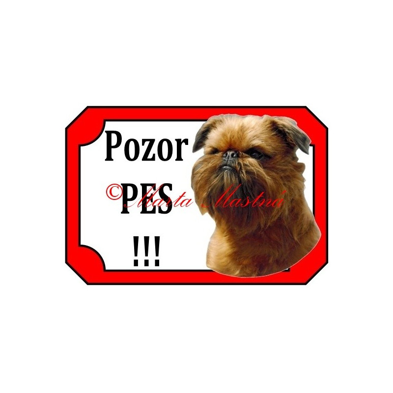 Tabulka grifonek bruselský