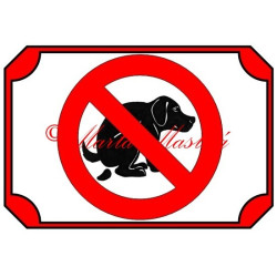 Tabulka zákaz venčení