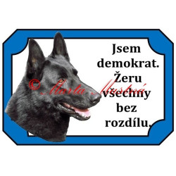 Tabulka německý ovčák
