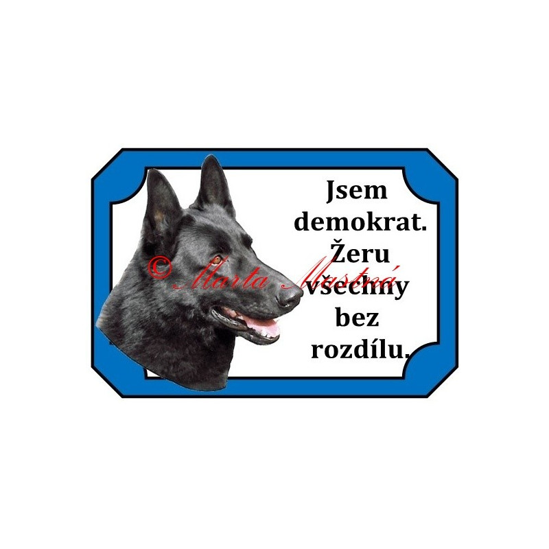 Tabulka německý ovčák