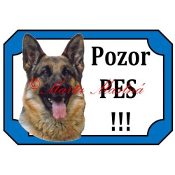 Tabulka německý ovčák