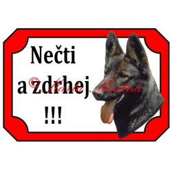 Tabulka německý ovčák