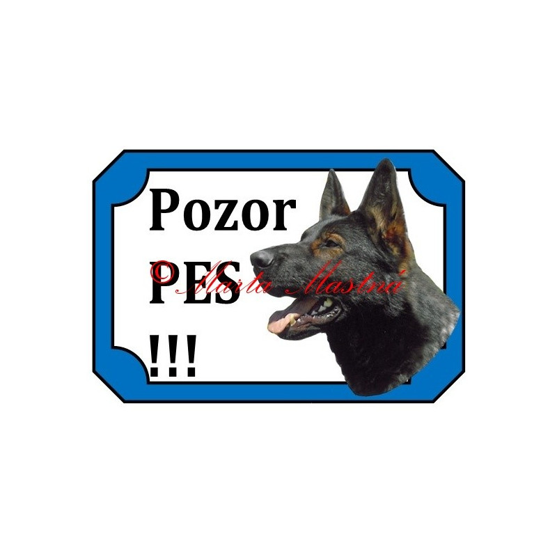 Tabulka německý ovčák