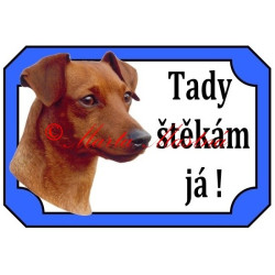 Tabulka malý hladkosrstý pinč