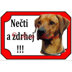 Tabulka ridžbek, rhodesian ridgeback