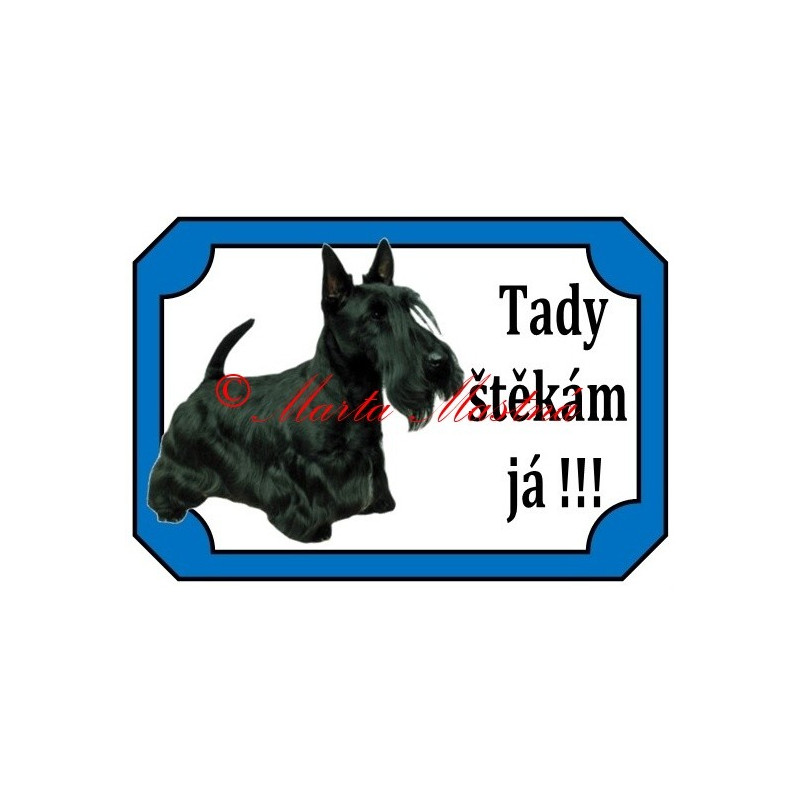 Tabulka skotský teriér