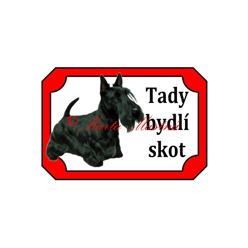 Tabulka skotský teriér