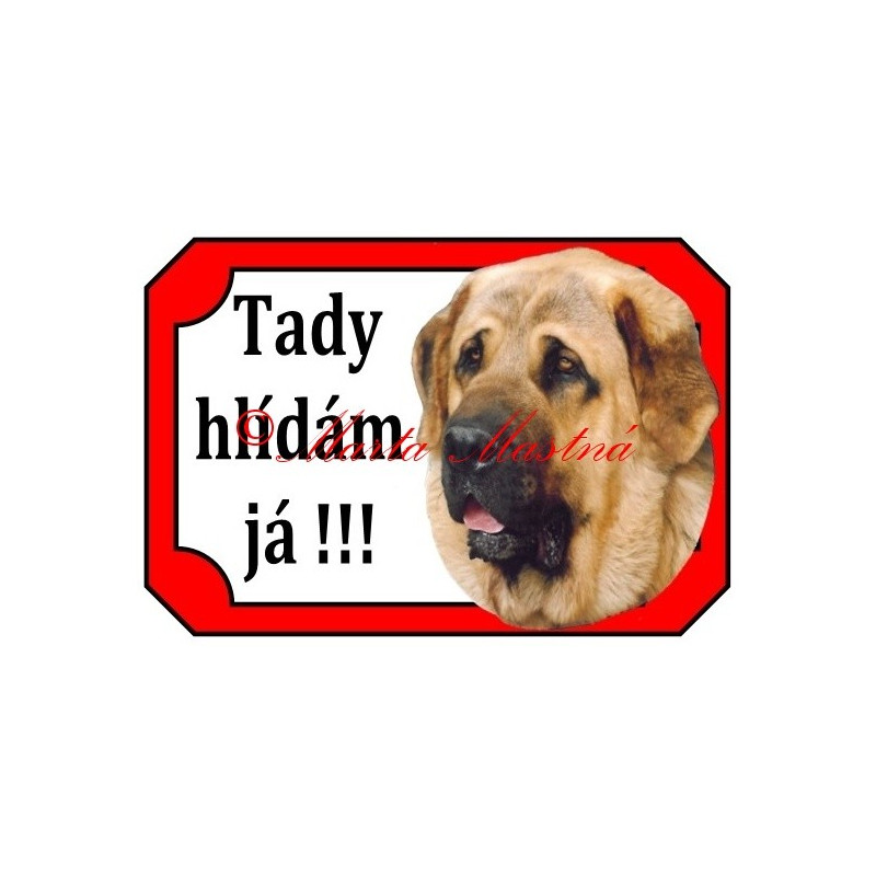 Tabulka španělský mastin