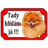Tabulka špic, pomeranian