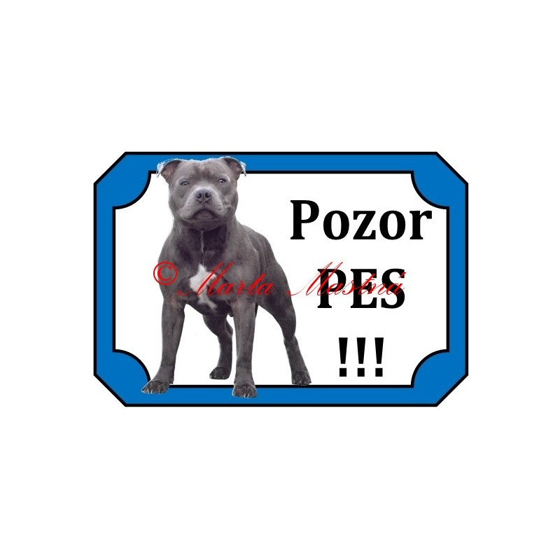 Tabulka stafordšírský bulteriér