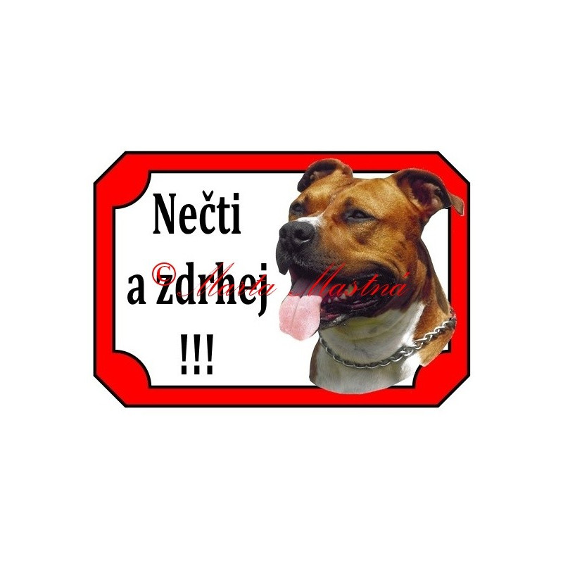Tabulka staford, pitbul
