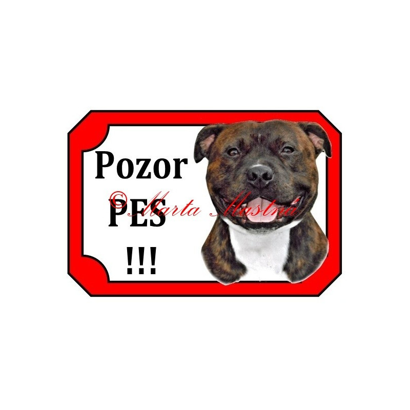 Tabulka stafordšírský bulteriér
