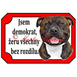 Tabulka stafordšírský bulteriér