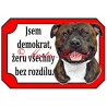 Tabulka stafordšírský bulteriér
