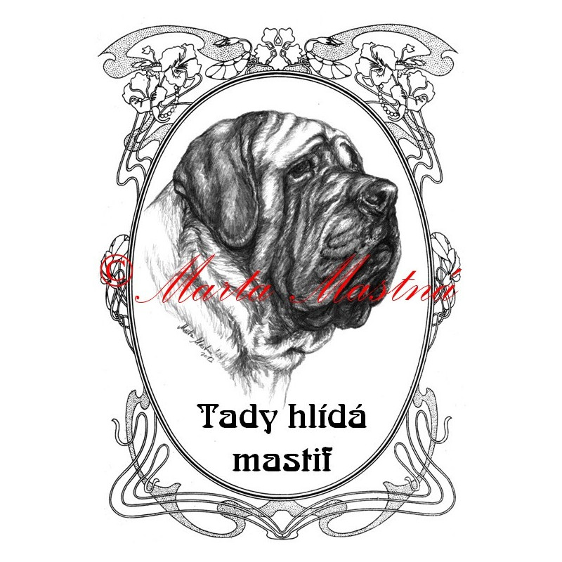 Tabulka anglický mastif