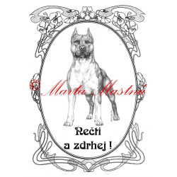 Tabulka staford, pitbul