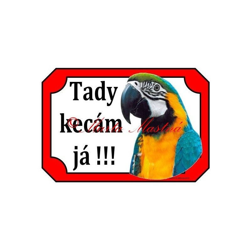 Tabulka papoušek ara