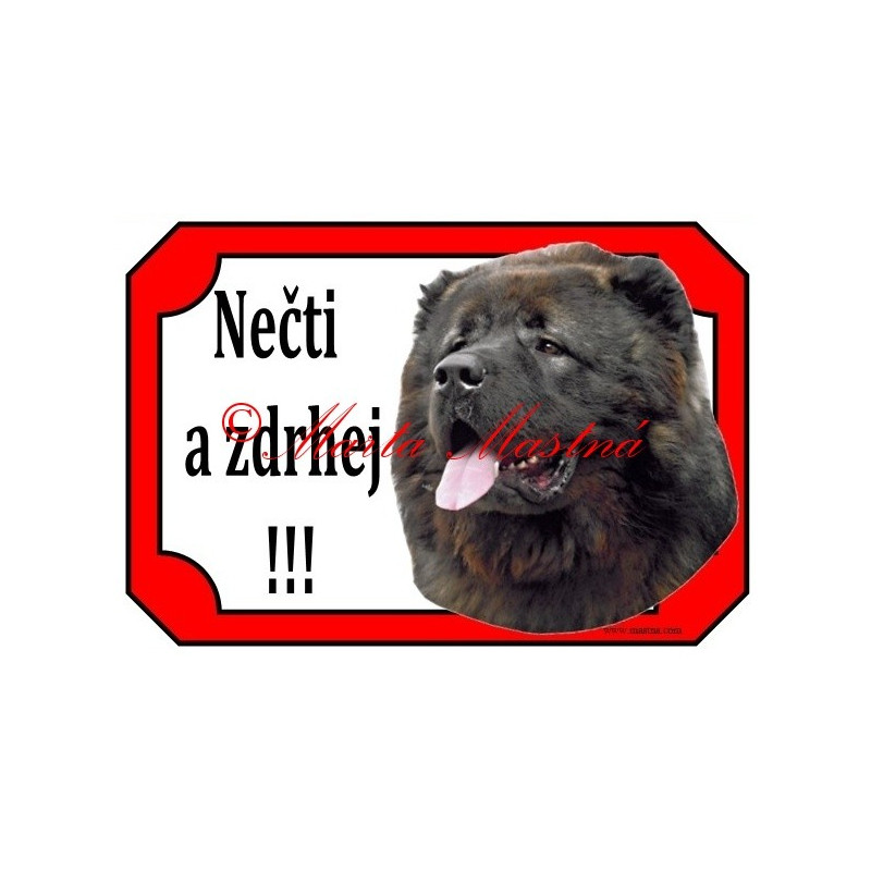 Tabulky kavkazský pastevecký pes