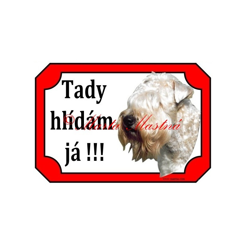 Tabulky soft coated wheaten teriér, pšeničný teriér