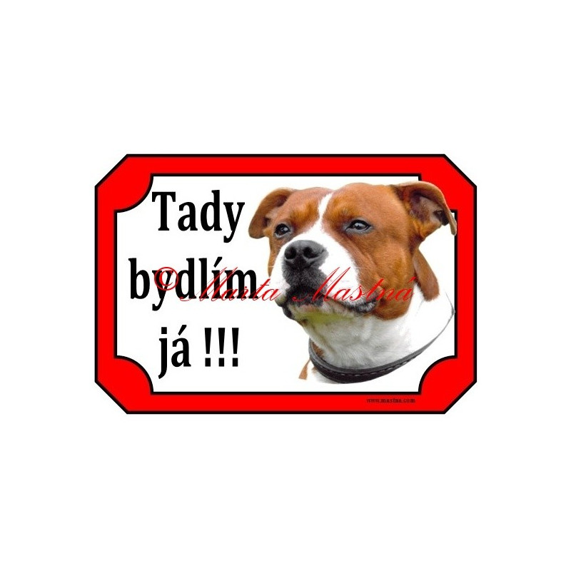 Tabulky stafordšírský bulteriér