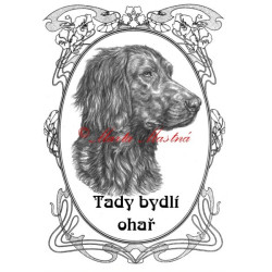 Tabulka německý dlouhosrstý ohař