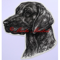 Samolepka německý ohař krátkosrstý - velká