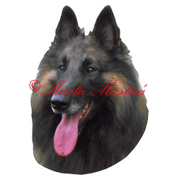 Samolepka belgický ovčák tervueren archiv