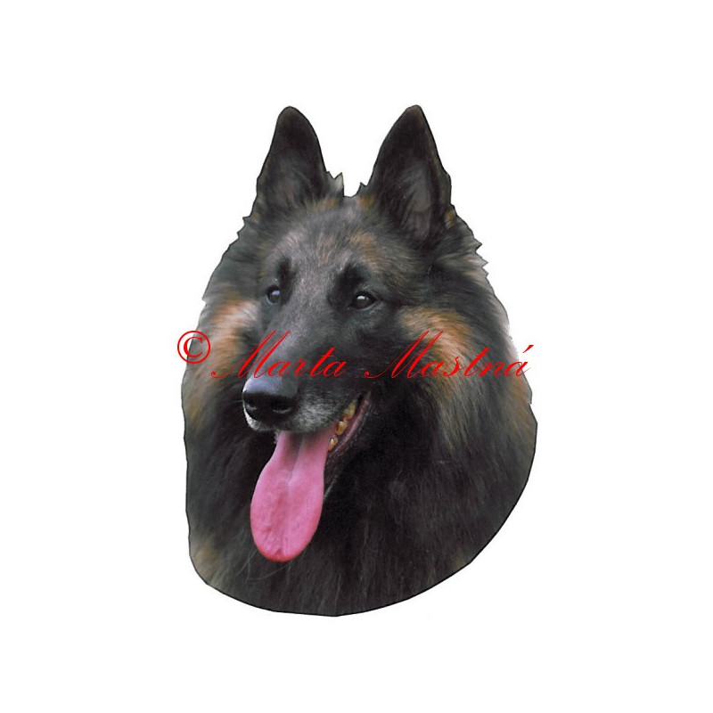 Samolepka belgický ovčák tervueren archiv