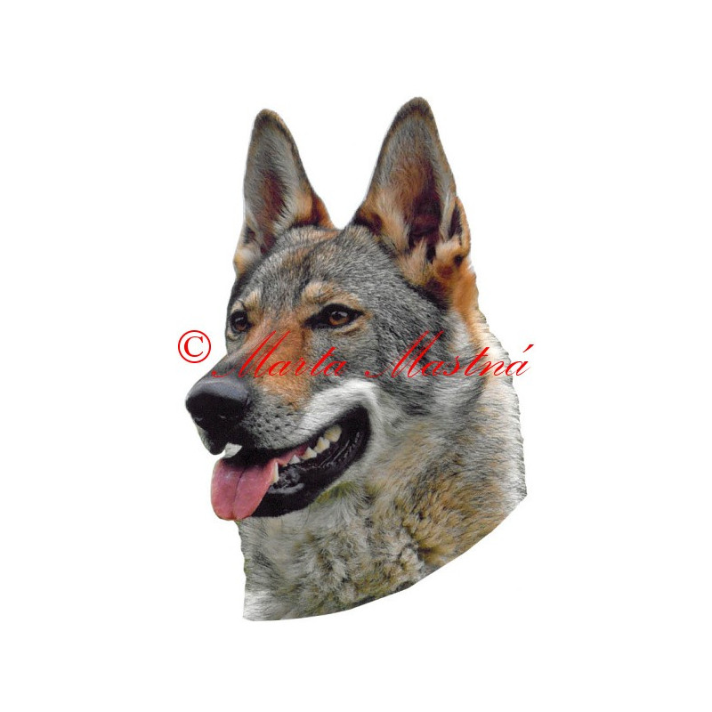 Samolepka československý vlčák archiv