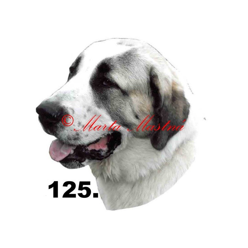 Samolepka středoasijský pastevecký pes, středoasiat archiv