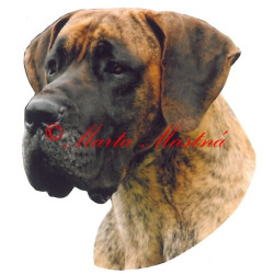 Samolepka německá doga archiv