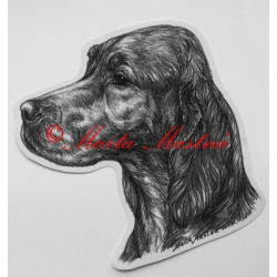 Samolepka setr irský