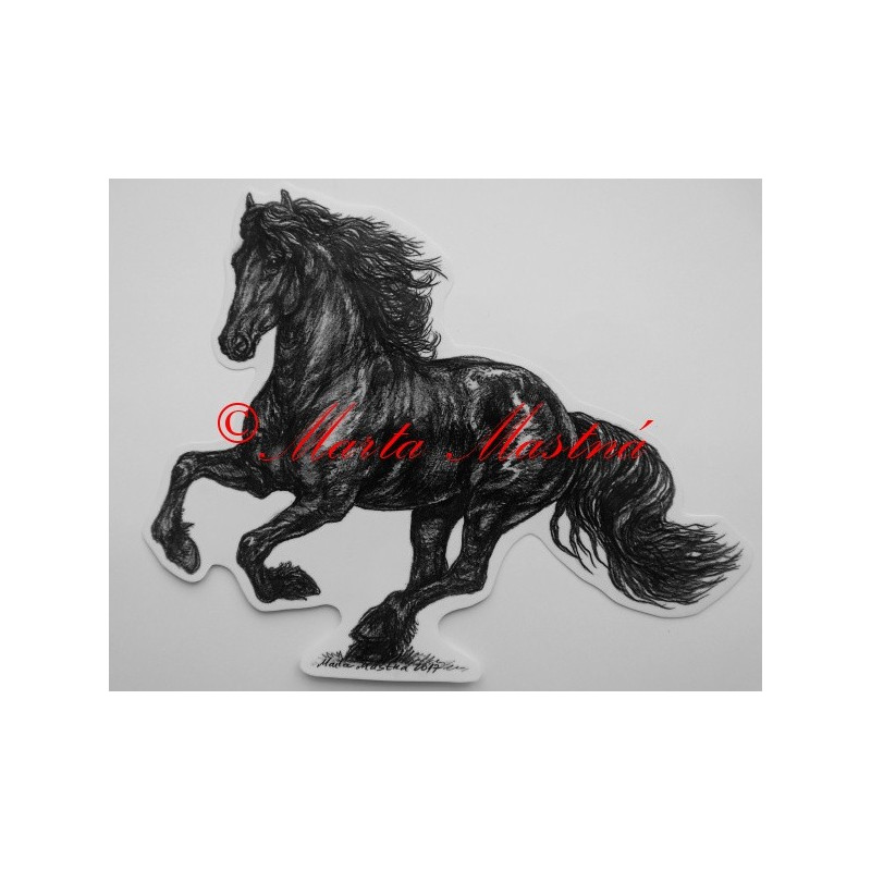 Samolepka frís, kůň, koně