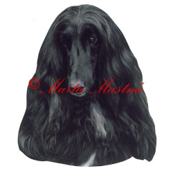 Samolepka afghánský chrt