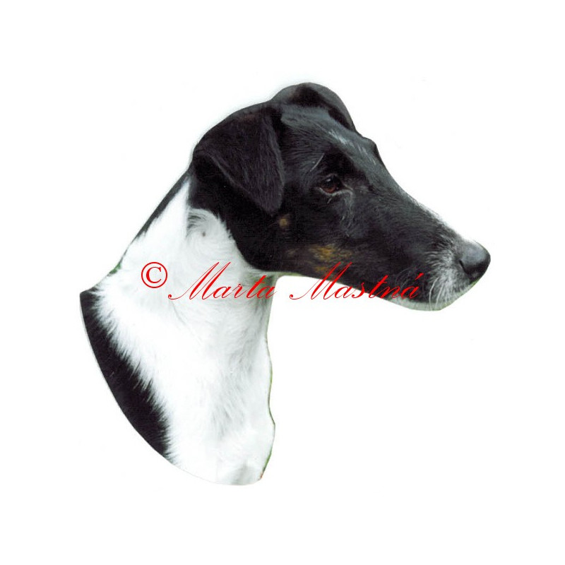 Samolepka foxteriér hladkosrstý archiv