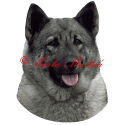 Samolepka norský losí pes archiv