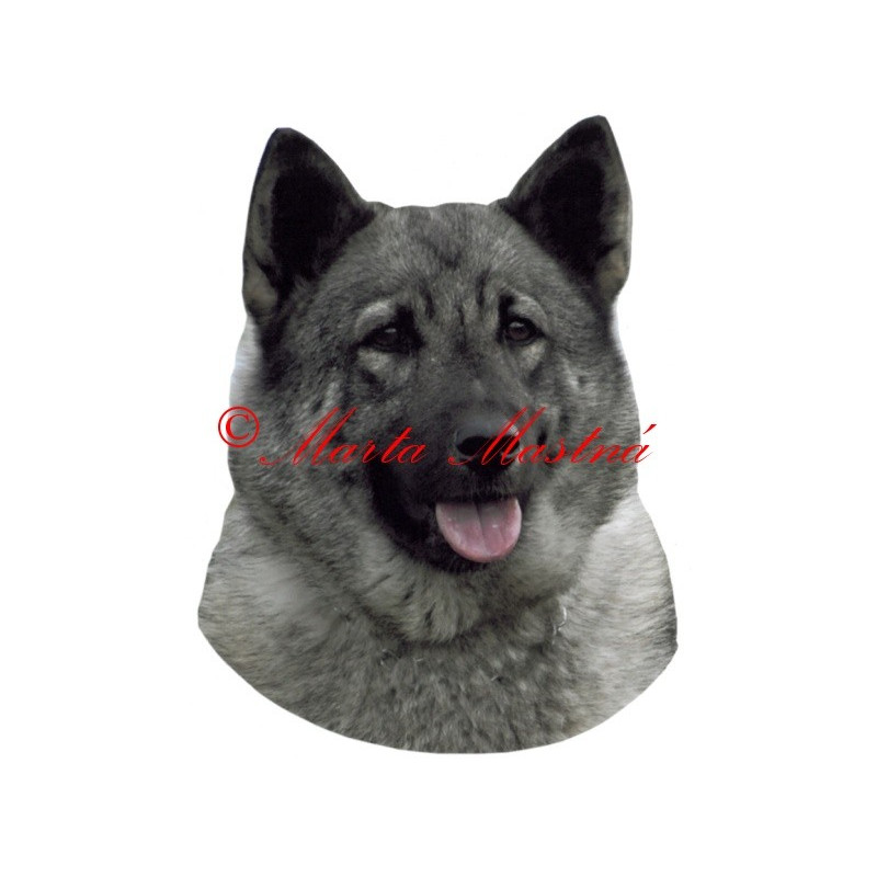 Samolepka norský losí pes archiv