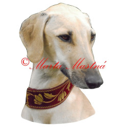 Samolepka arabský chrt sluga, sloughi, archiv