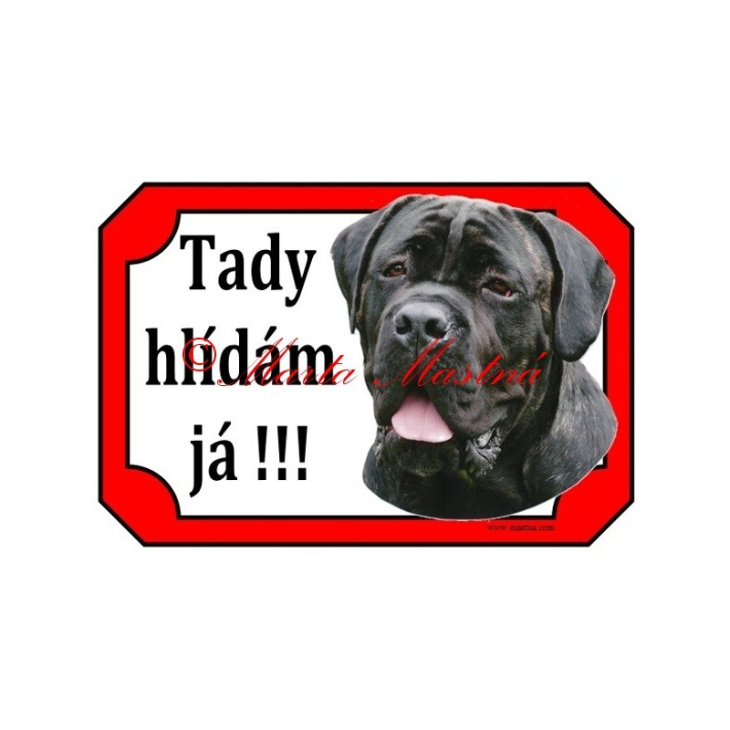Tabulka cane corso