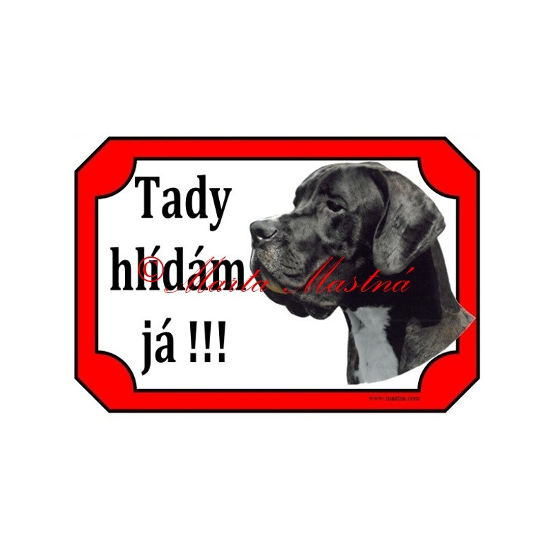 Tabulka německá doga