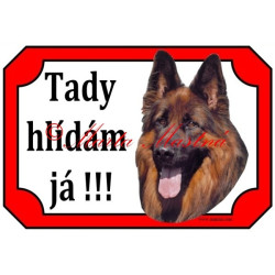 Tabulka německý ovčák dlouhosrstý