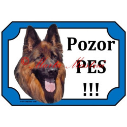 Tabulka německý ovčák dlouhosrstý