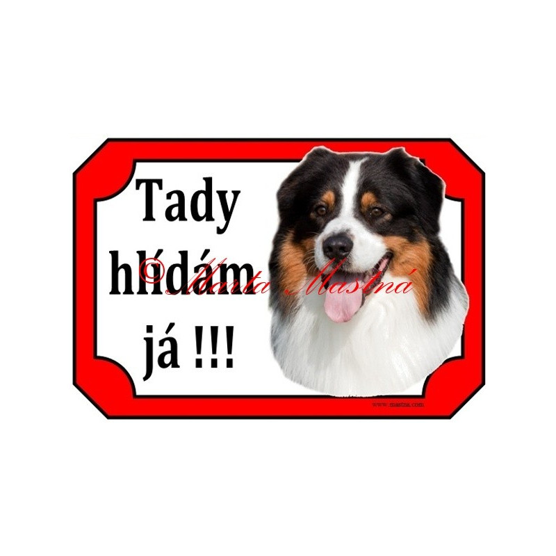 Tabulka australský ovčák